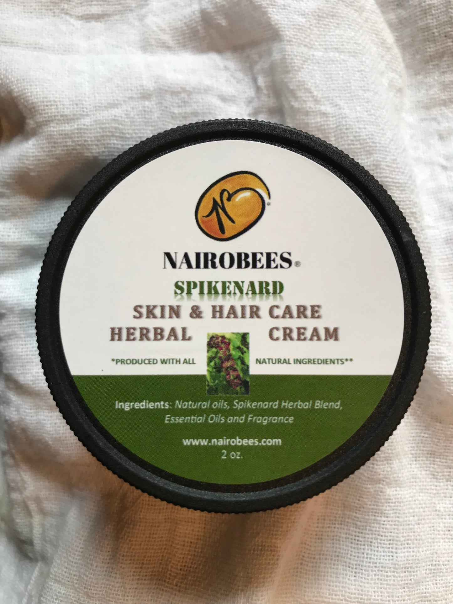 Spikenard Herbal Healing Skin and Hair Care Cream 2 oz