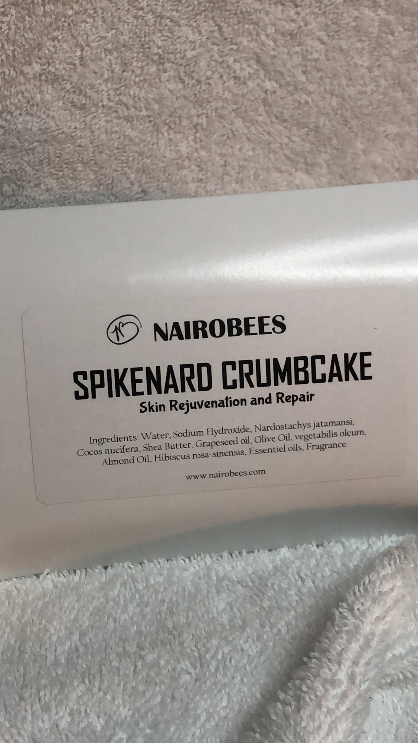 NAIROBEES SPIKENARD CRUMBCAKE SOAP